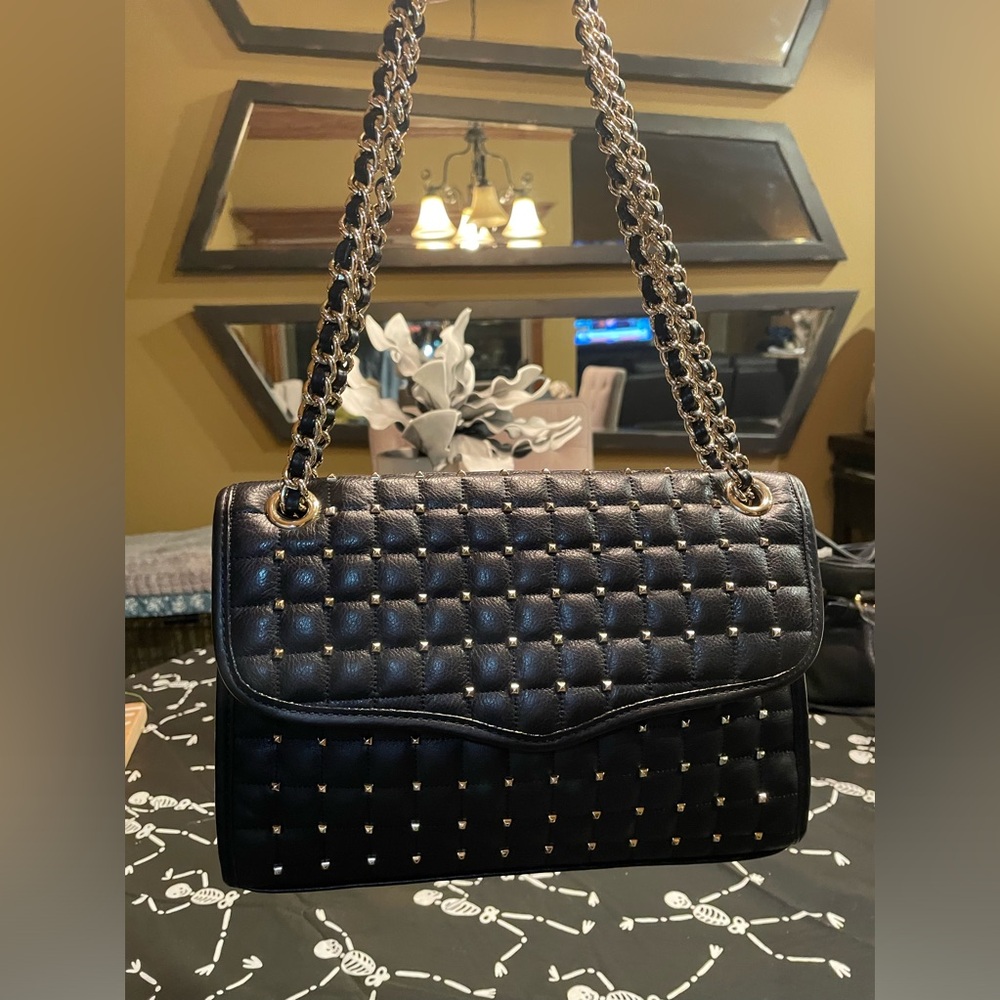 Authentic Rebecca Minkoff Studded 2-way Bag/EUC - Picture 2 of 11